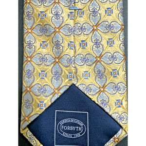 Men's Necktie Forsyth Silk L58" W3.5" yellow